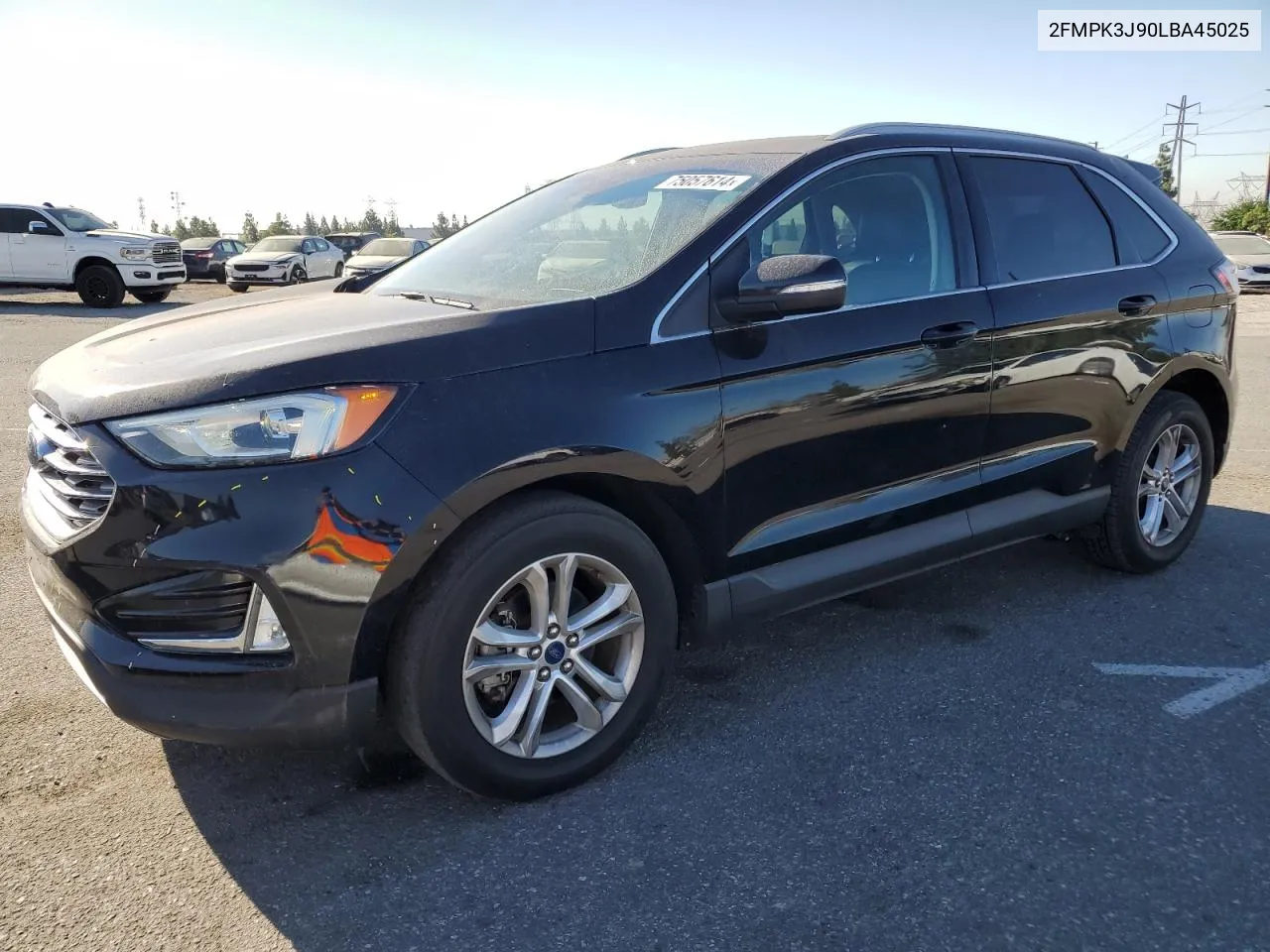 2020 Ford Edge Sel VIN: 2FMPK3J90LBA45025 Lot: 75057614