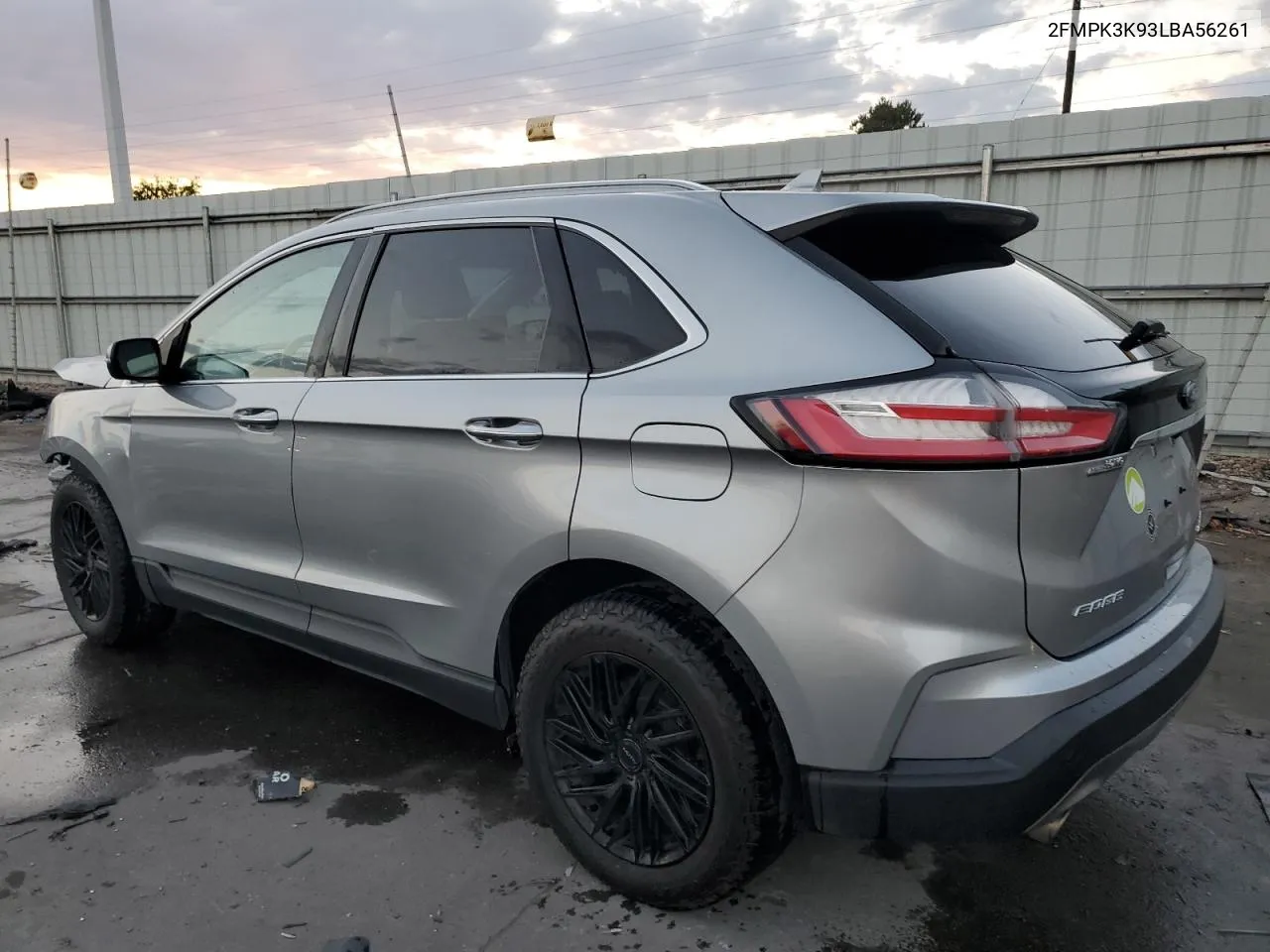 2020 Ford Edge Titanium VIN: 2FMPK3K93LBA56261 Lot: 75130184