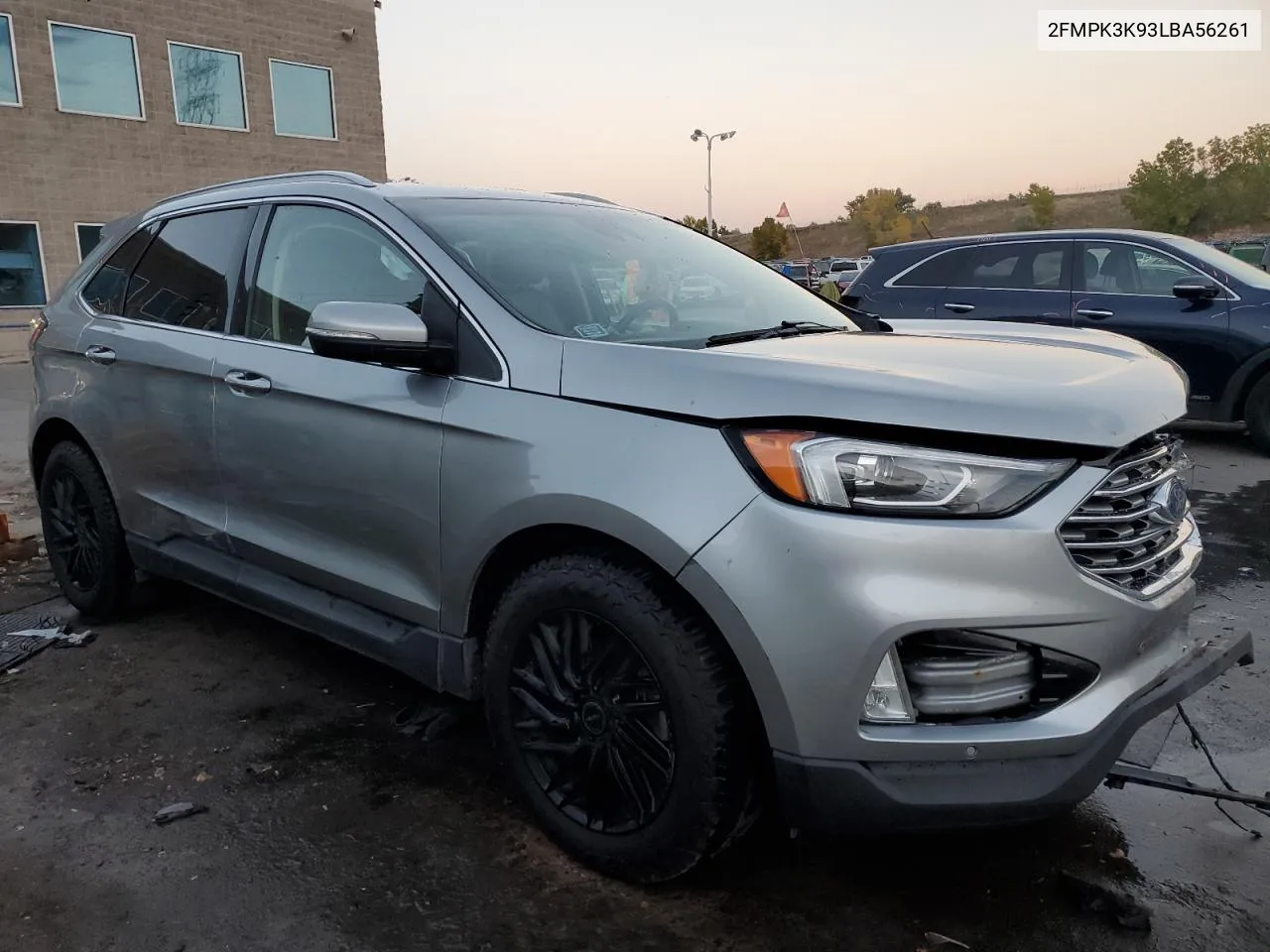 2020 Ford Edge Titanium VIN: 2FMPK3K93LBA56261 Lot: 75130184