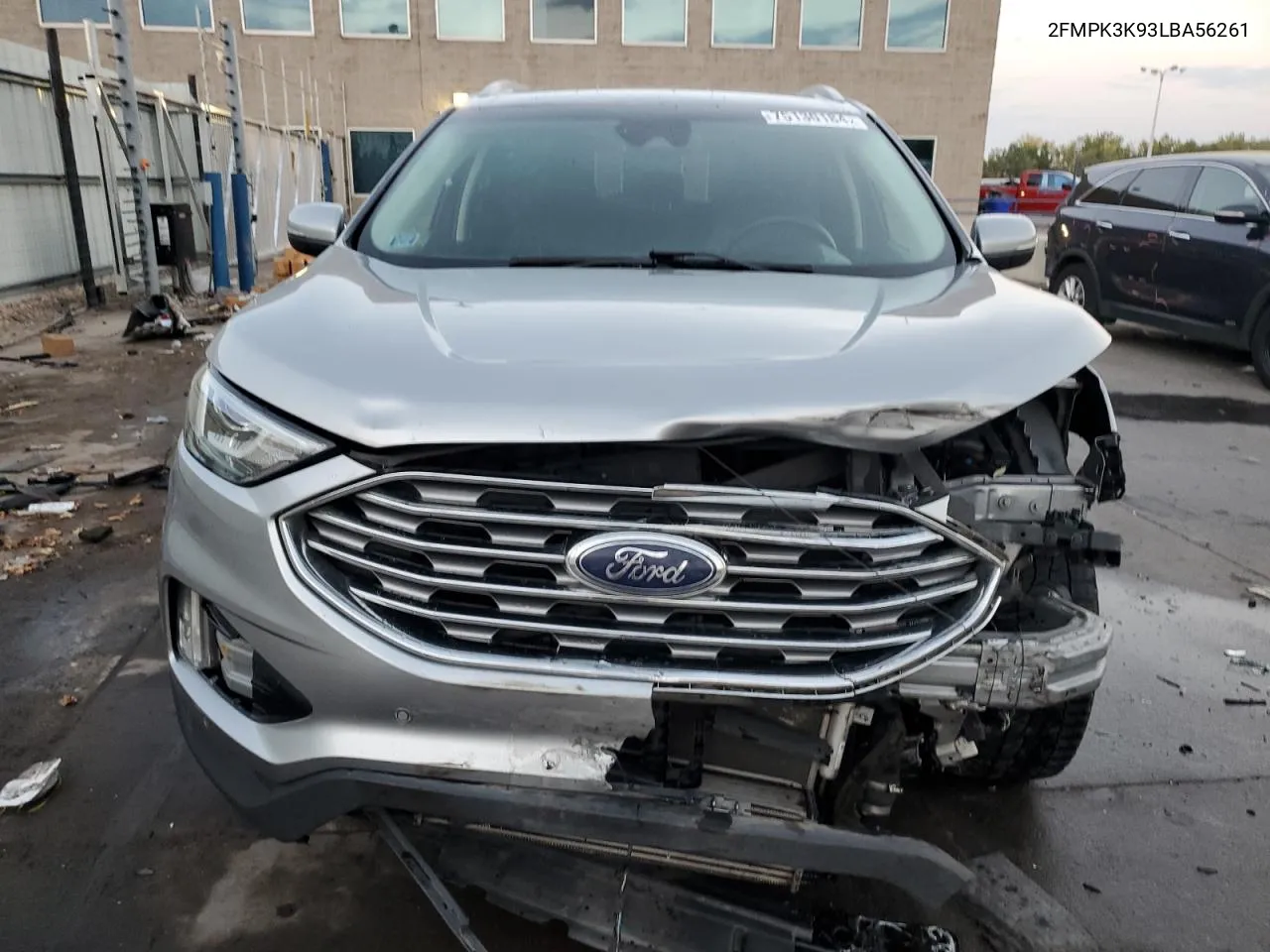 2020 Ford Edge Titanium VIN: 2FMPK3K93LBA56261 Lot: 75130184