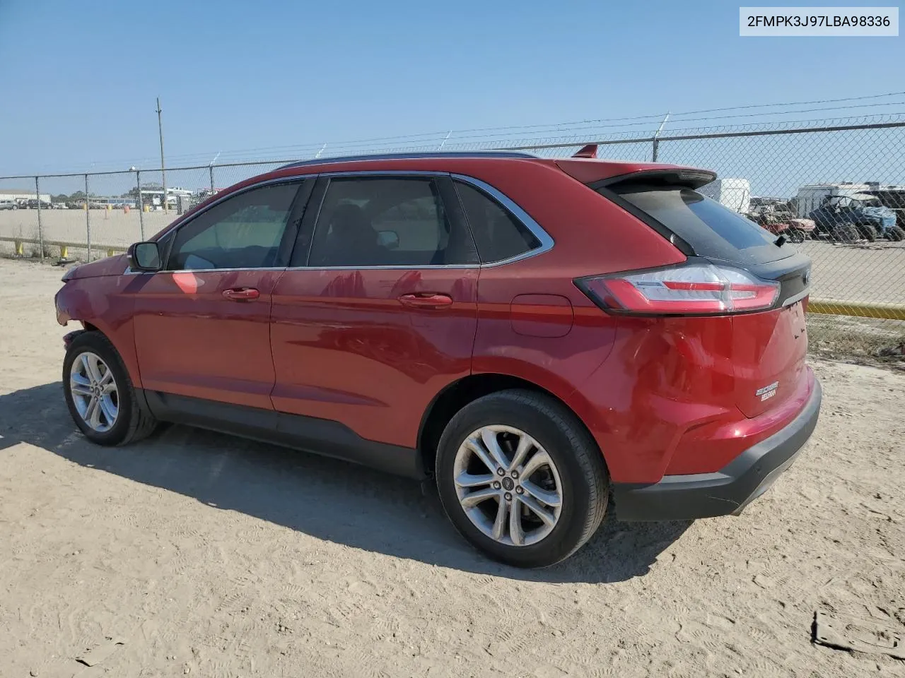 2020 Ford Edge Sel VIN: 2FMPK3J97LBA98336 Lot: 75217264