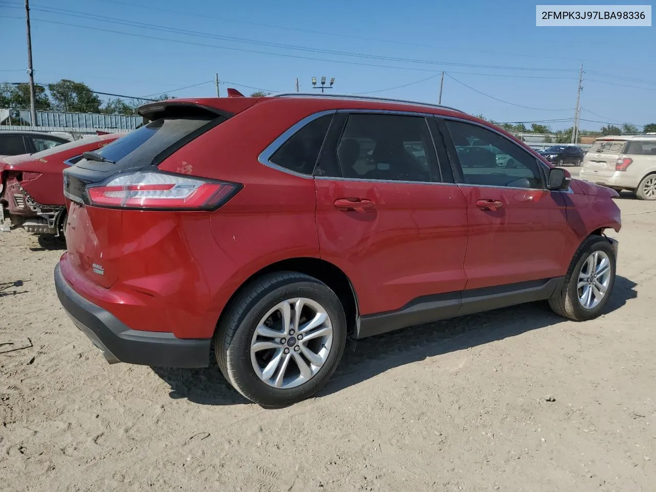 2020 Ford Edge Sel VIN: 2FMPK3J97LBA98336 Lot: 75217264