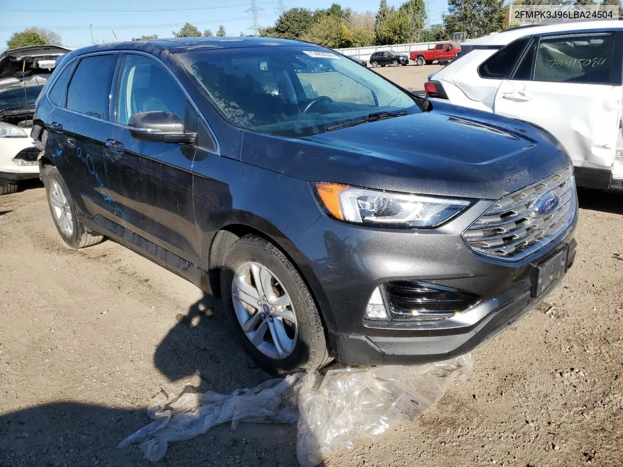 2020 Ford Edge Sel VIN: 2FMPK3J96LBA24504 Lot: 75480034