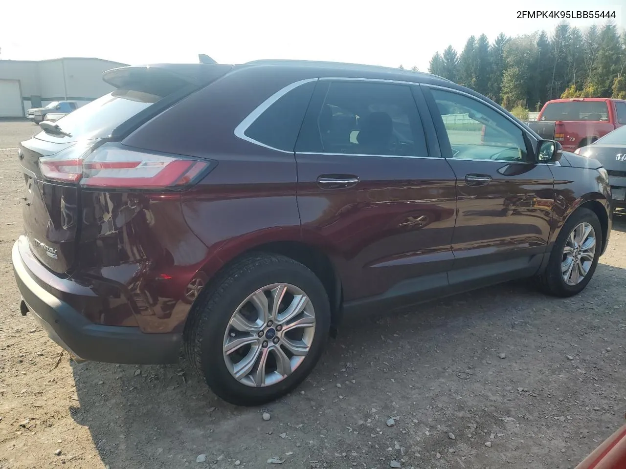 2020 Ford Edge Titanium VIN: 2FMPK4K95LBB55444 Lot: 75540924