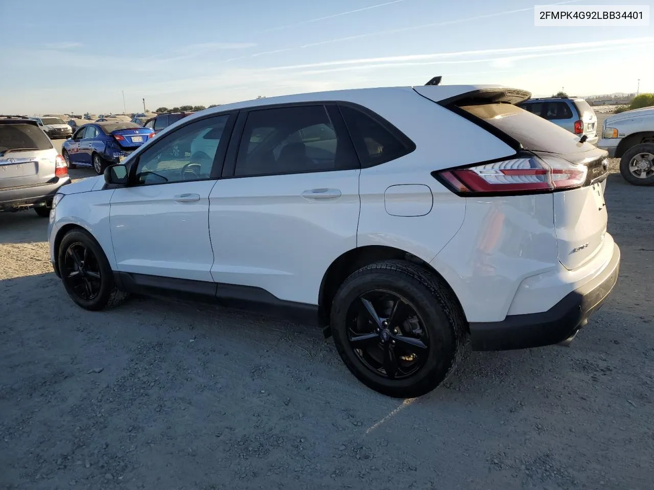 2020 Ford Edge Se VIN: 2FMPK4G92LBB34401 Lot: 75668534