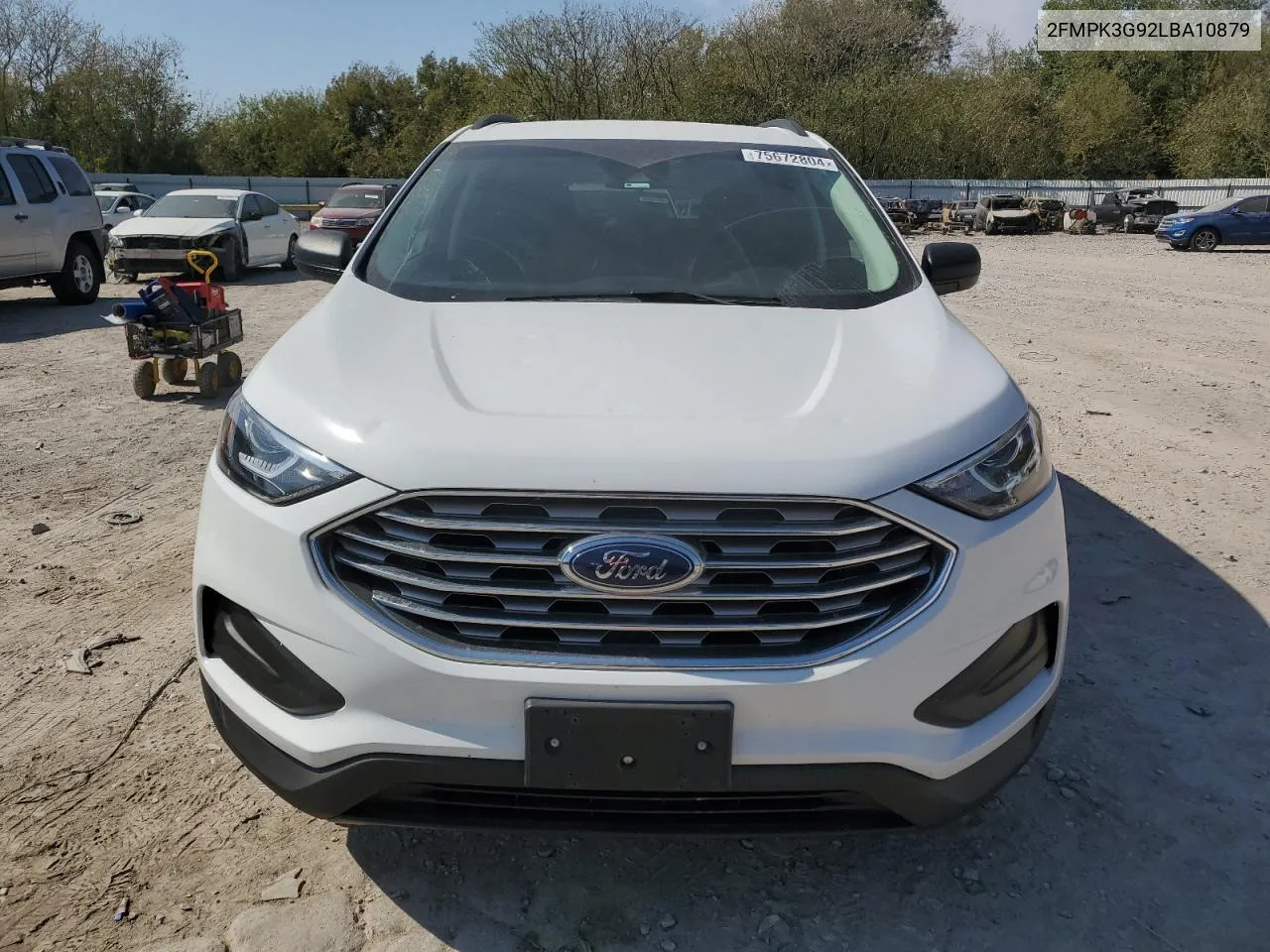 2020 Ford Edge Se VIN: 2FMPK3G92LBA10879 Lot: 75672804