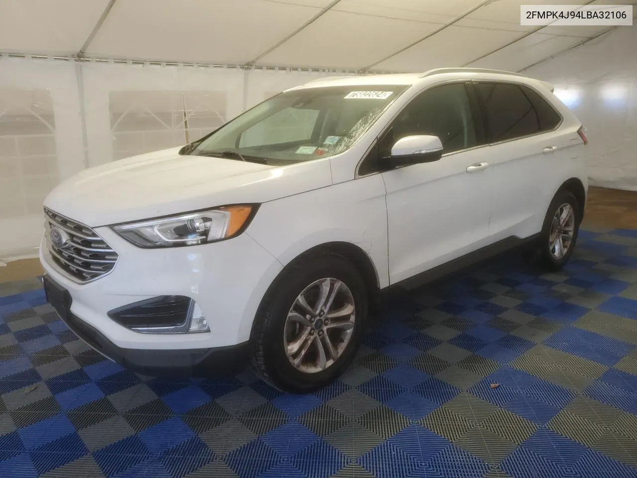 2020 Ford Edge Sel VIN: 2FMPK4J94LBA32106 Lot: 75822624