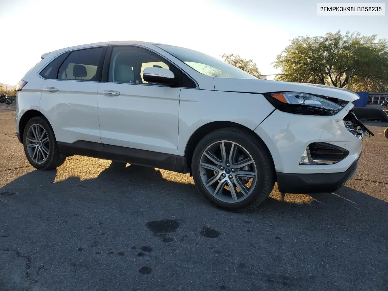 2020 Ford Edge Titanium VIN: 2FMPK3K98LBB58235 Lot: 76125804