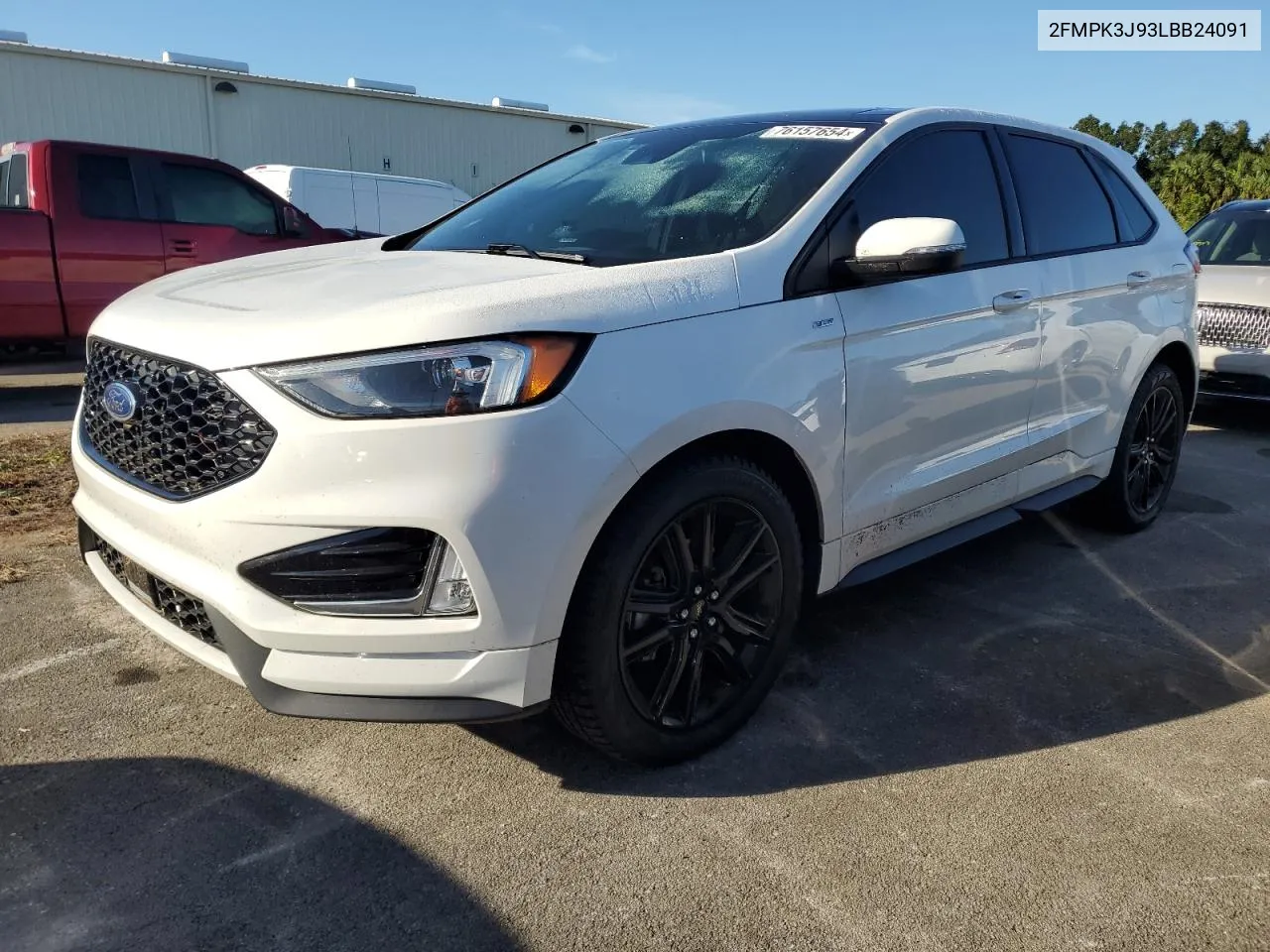 2020 Ford Edge Sel VIN: 2FMPK3J93LBB24091 Lot: 76157654