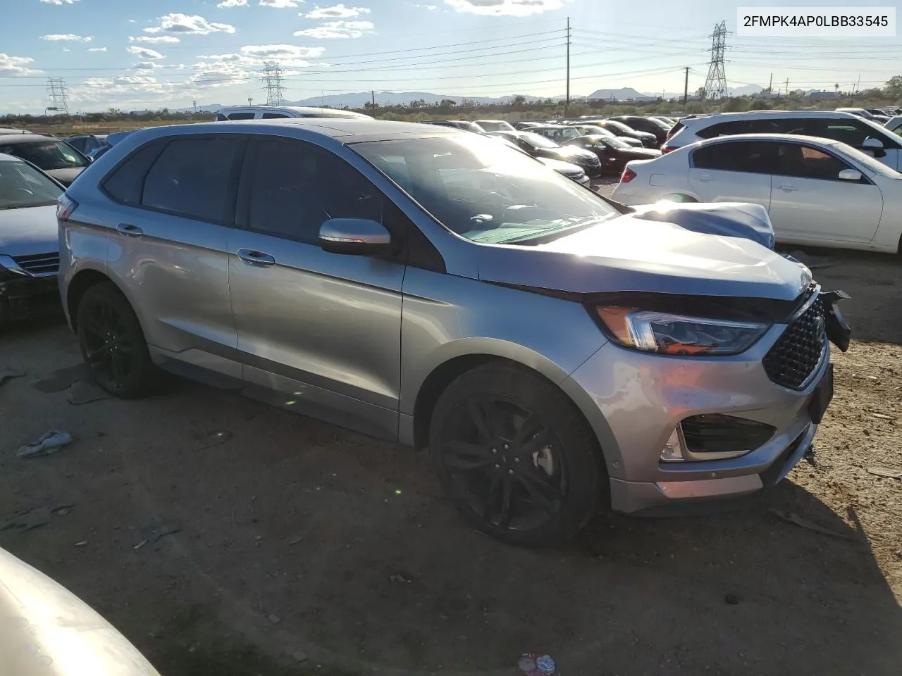 2020 Ford Edge St VIN: 2FMPK4AP0LBB33545 Lot: 76161644