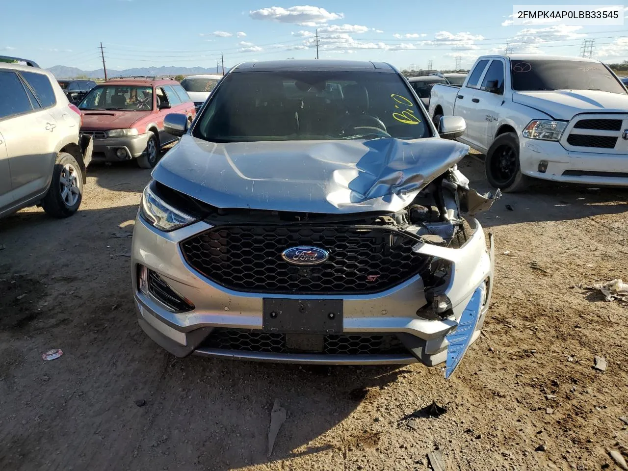 2020 Ford Edge St VIN: 2FMPK4AP0LBB33545 Lot: 76161644