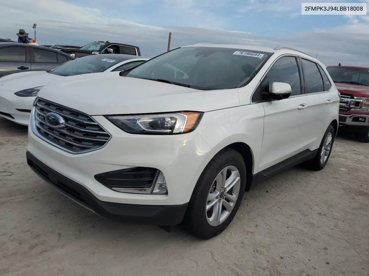 2020 Ford Edge Sel VIN: 2FMPK3J94LBB18008 Lot: 76196694