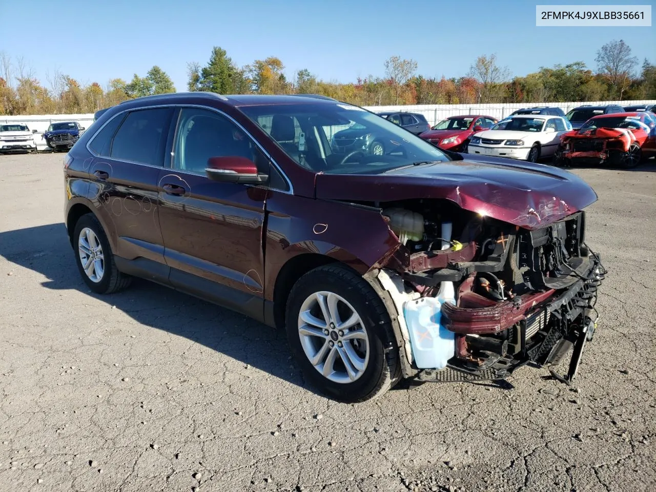 2020 Ford Edge Sel VIN: 2FMPK4J9XLBB35661 Lot: 76670744