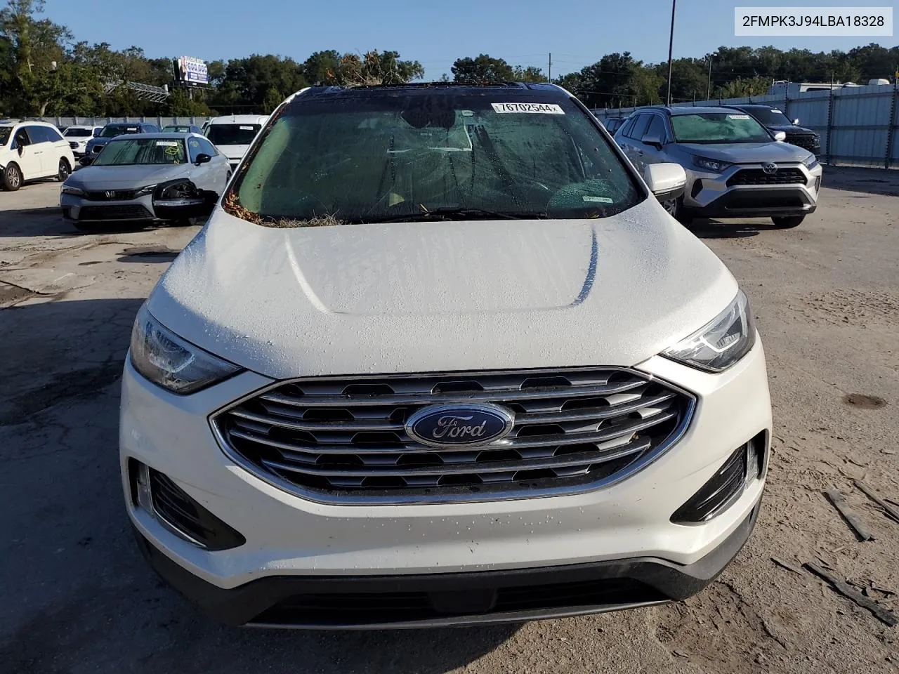 2020 Ford Edge Sel VIN: 2FMPK3J94LBA18328 Lot: 76702544