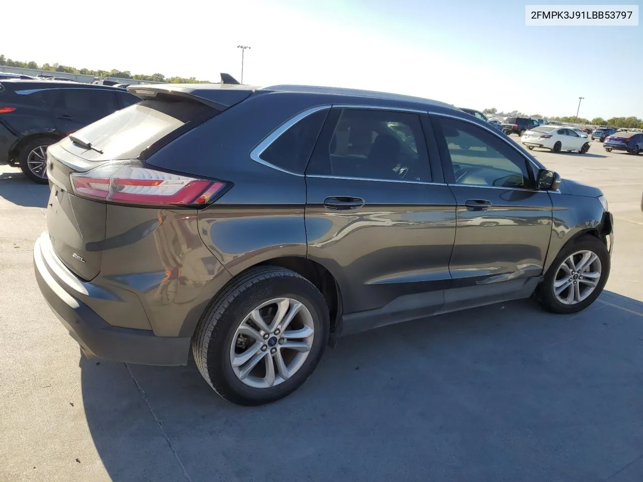 2020 Ford Edge Sel VIN: 2FMPK3J91LBB53797 Lot: 76773184