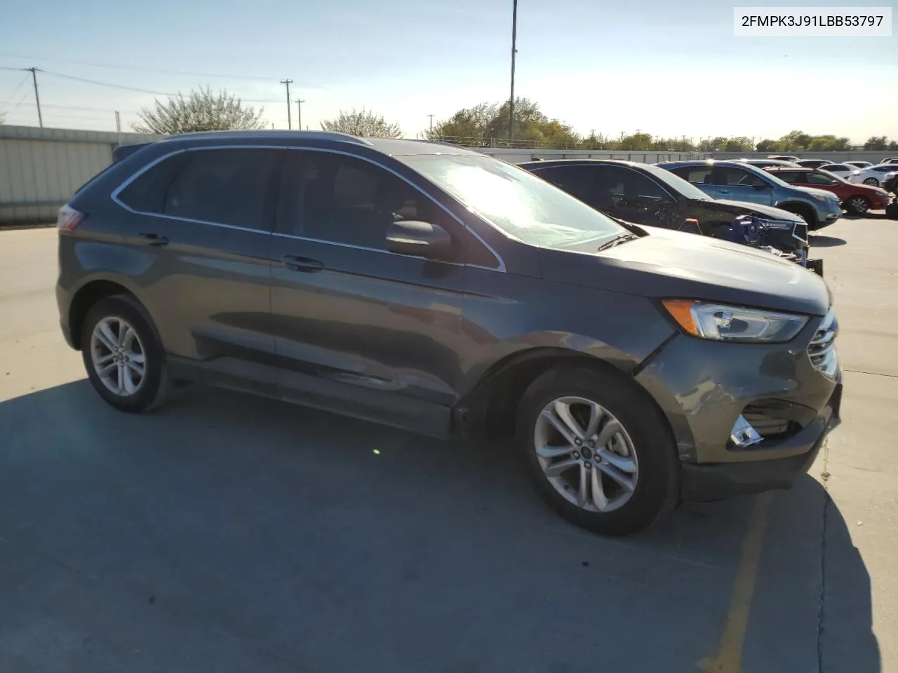 2020 Ford Edge Sel VIN: 2FMPK3J91LBB53797 Lot: 76773184