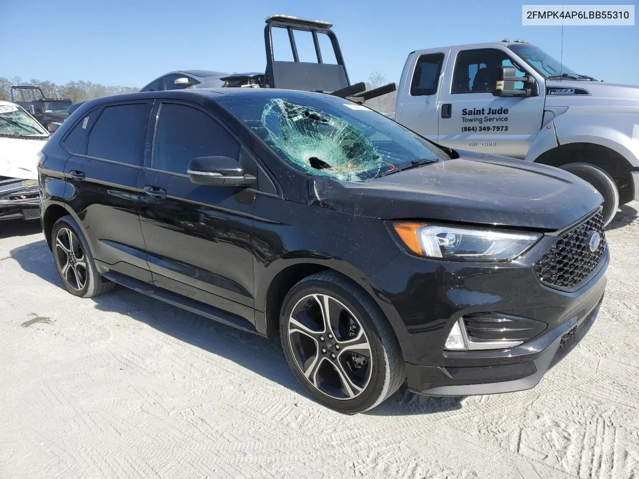 2020 Ford Edge St VIN: 2FMPK4AP6LBB55310 Lot: 76840774