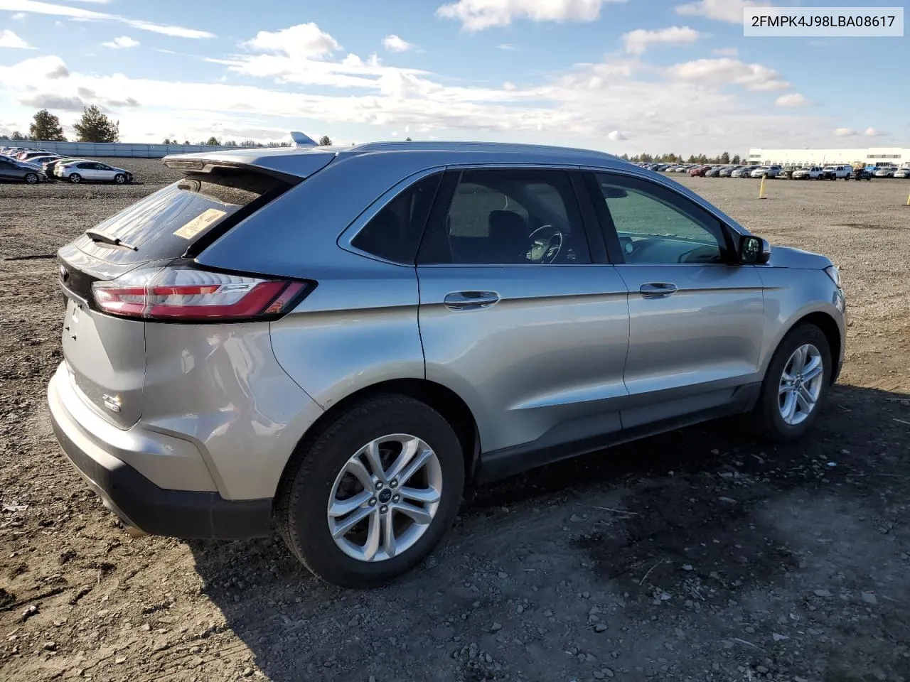 2020 Ford Edge Sel VIN: 2FMPK4J98LBA08617 Lot: 76889174