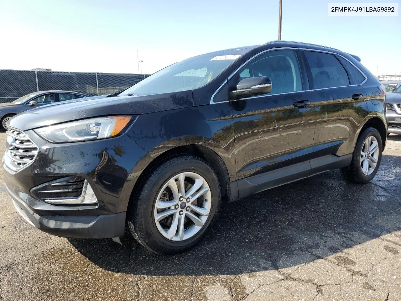 2020 Ford Edge Sel VIN: 2FMPK4J91LBA59392 Lot: 76983884