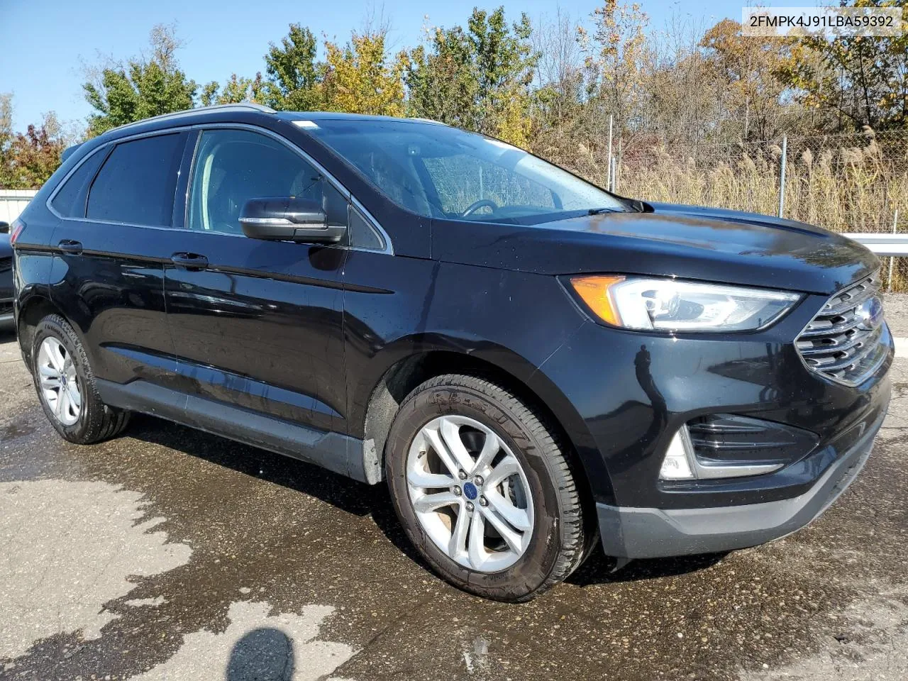 2020 Ford Edge Sel VIN: 2FMPK4J91LBA59392 Lot: 76983884