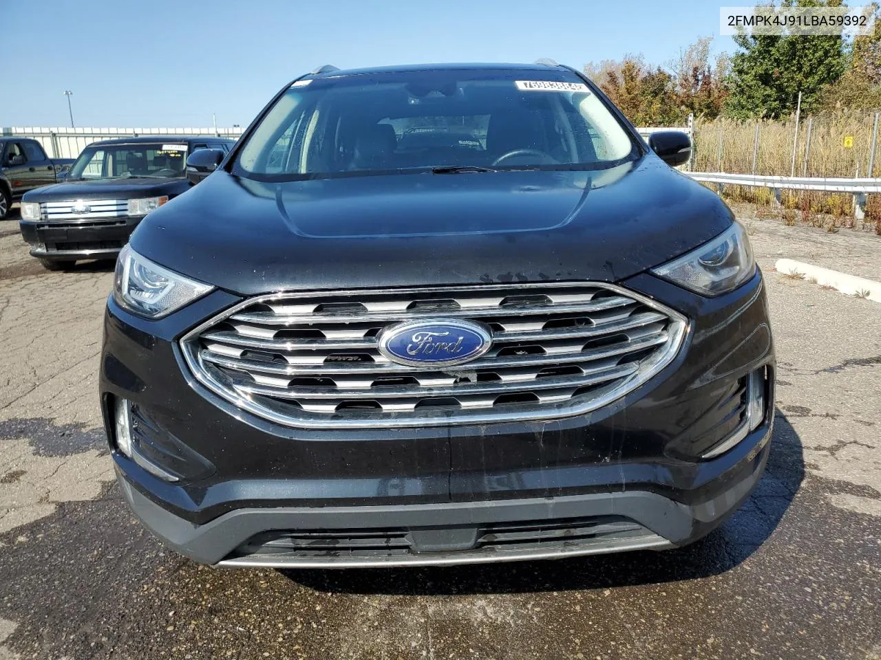 2020 Ford Edge Sel VIN: 2FMPK4J91LBA59392 Lot: 76983884