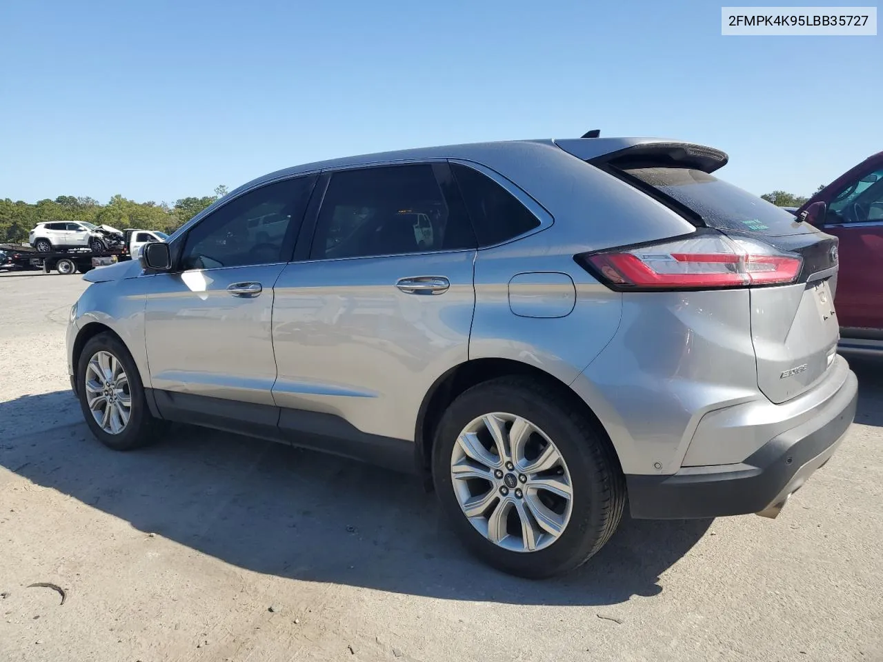 2020 Ford Edge Titanium VIN: 2FMPK4K95LBB35727 Lot: 77123484