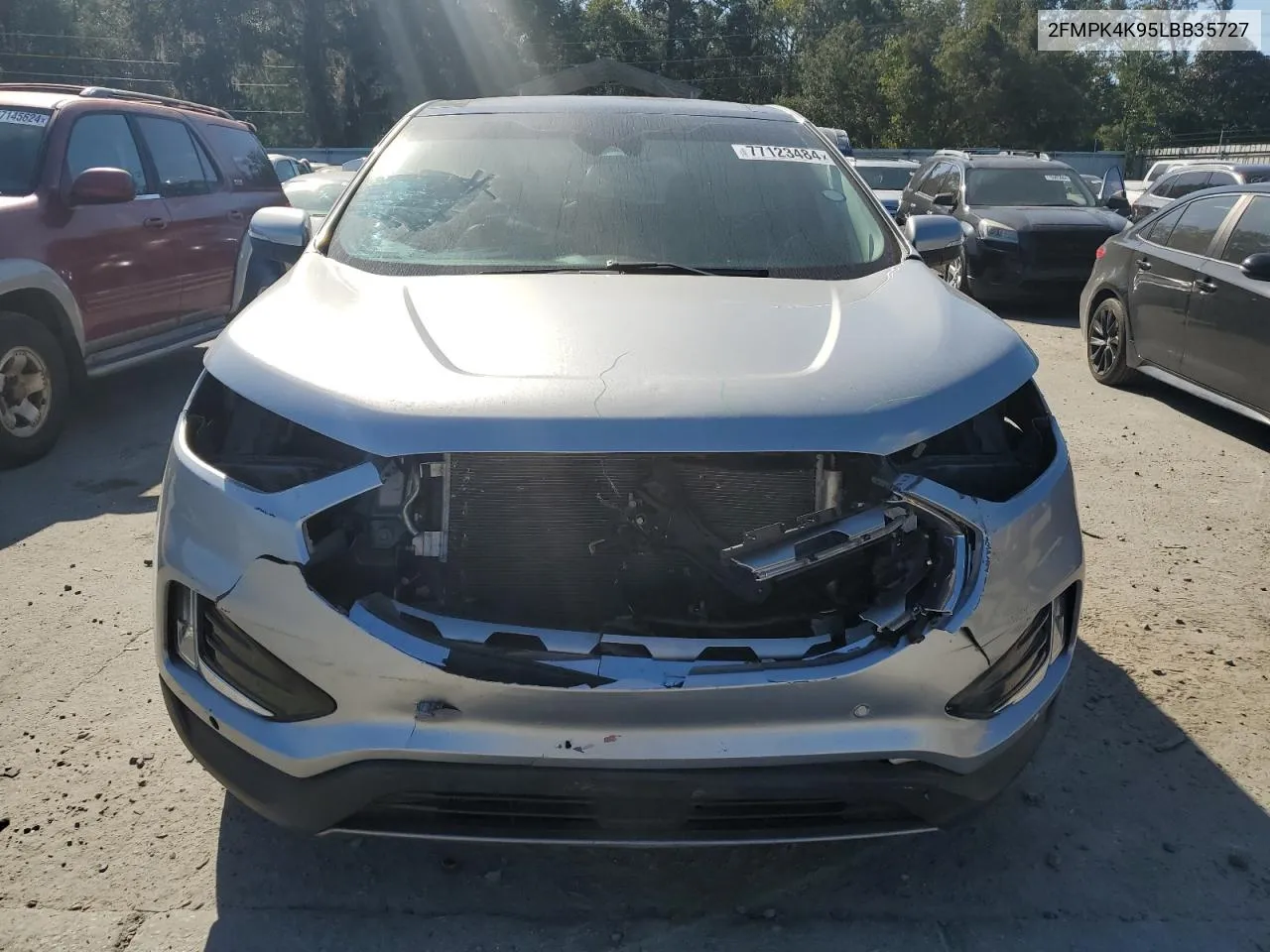 2020 Ford Edge Titanium VIN: 2FMPK4K95LBB35727 Lot: 77123484