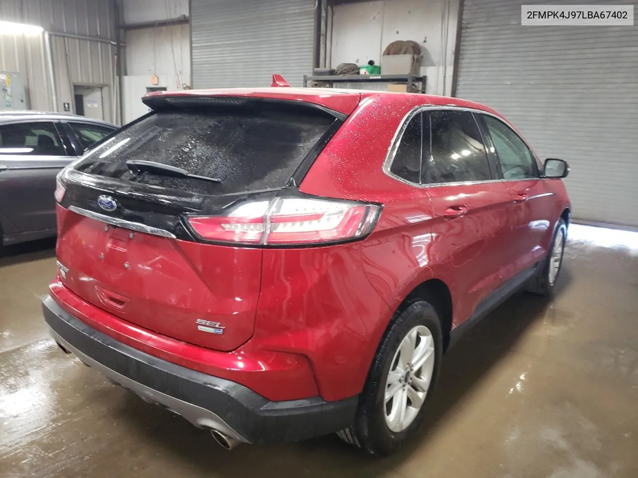 2020 Ford Edge Sel VIN: 2FMPK4J97LBA67402 Lot: 77191314