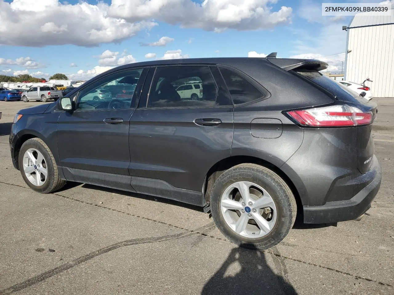 2020 Ford Edge Se VIN: 2FMPK4G99LBB40339 Lot: 77380244