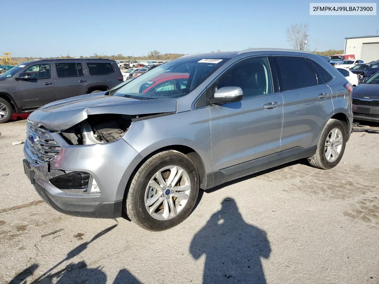 2020 Ford Edge Sel VIN: 2FMPK4J99LBA73900 Lot: 77415304