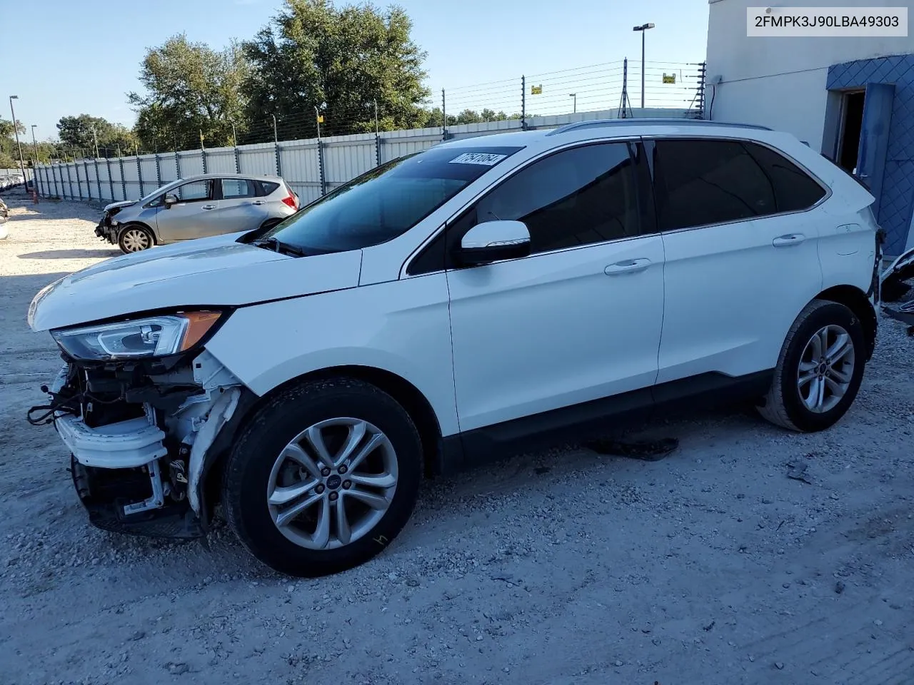 2020 Ford Edge Sel VIN: 2FMPK3J90LBA49303 Lot: 77541064