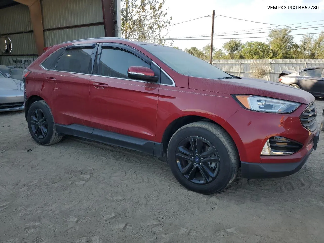 2020 Ford Edge Sel VIN: 2FMPK3J9XLBB67780 Lot: 77618344