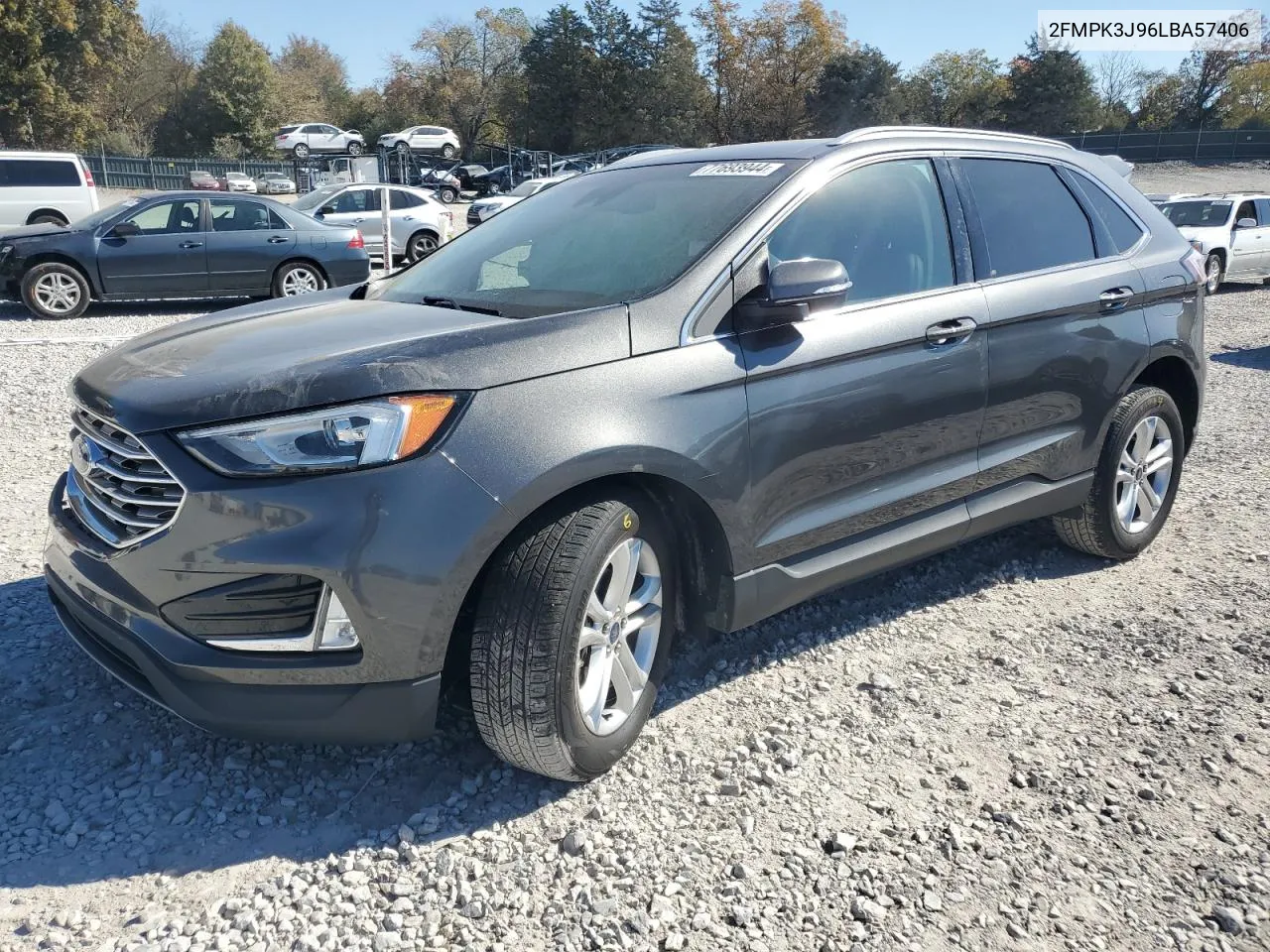 2020 Ford Edge Sel VIN: 2FMPK3J96LBA57406 Lot: 77693944