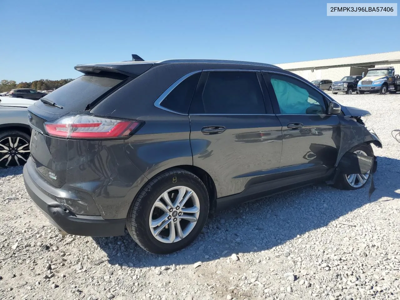 2020 Ford Edge Sel VIN: 2FMPK3J96LBA57406 Lot: 77693944