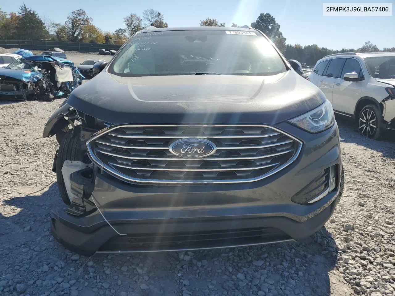 2020 Ford Edge Sel VIN: 2FMPK3J96LBA57406 Lot: 77693944