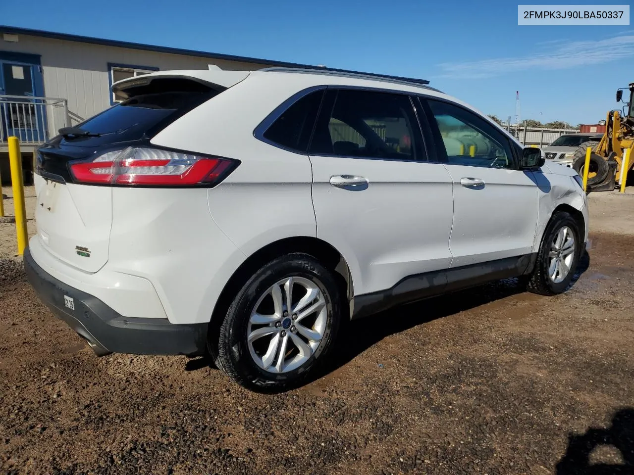 2020 Ford Edge Sel VIN: 2FMPK3J90LBA50337 Lot: 78093044