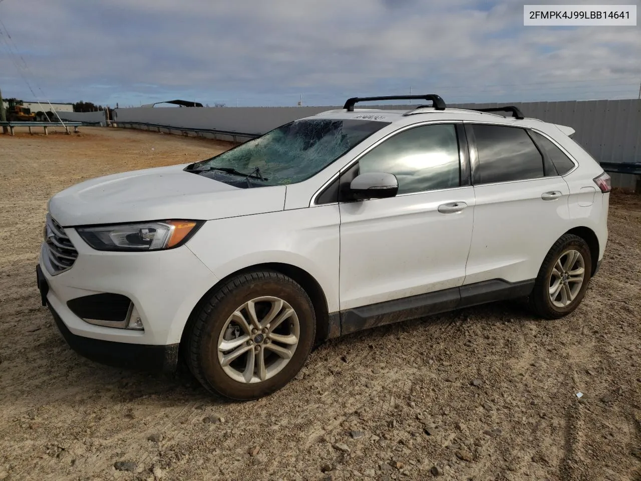 2020 Ford Edge Sel VIN: 2FMPK4J99LBB14641 Lot: 78212824