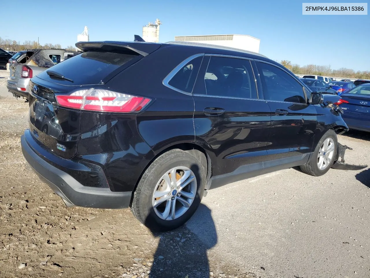 2020 Ford Edge Sel VIN: 2FMPK4J96LBA15386 Lot: 78267504