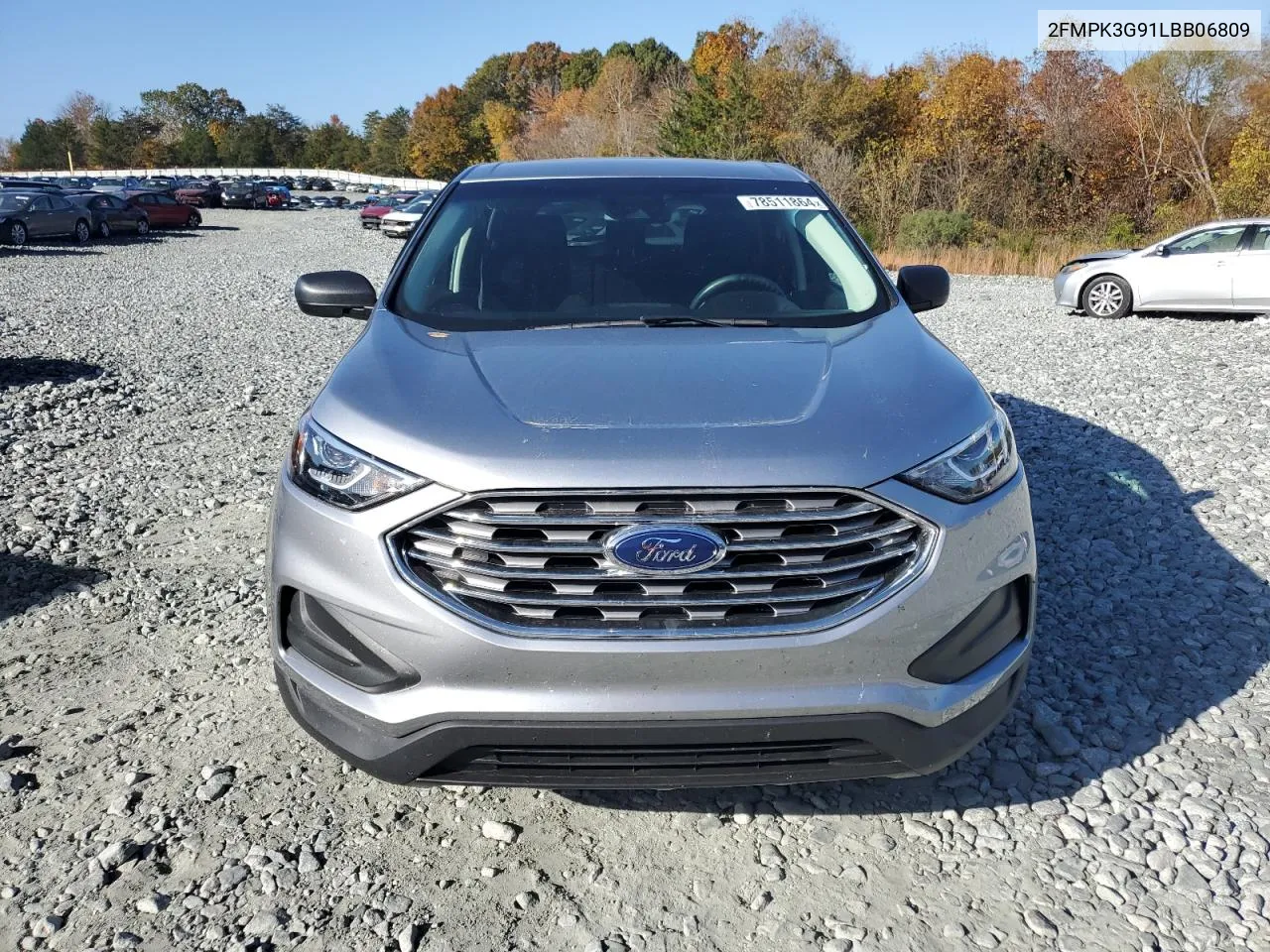 2020 Ford Edge Se VIN: 2FMPK3G91LBB06809 Lot: 78511864