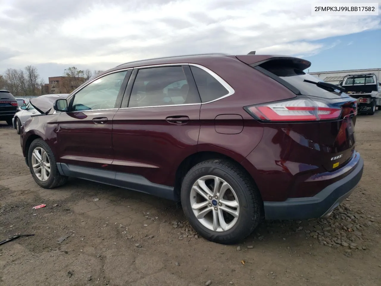 2020 Ford Edge Sel VIN: 2FMPK3J99LBB17582 Lot: 78818464