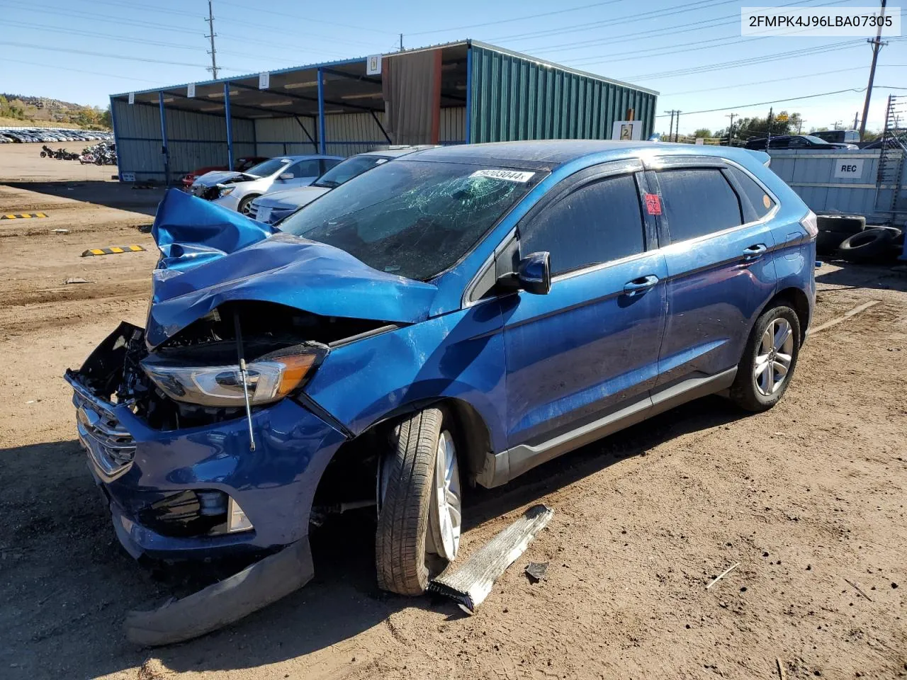 2020 Ford Edge Sel VIN: 2FMPK4J96LBA07305 Lot: 79203044