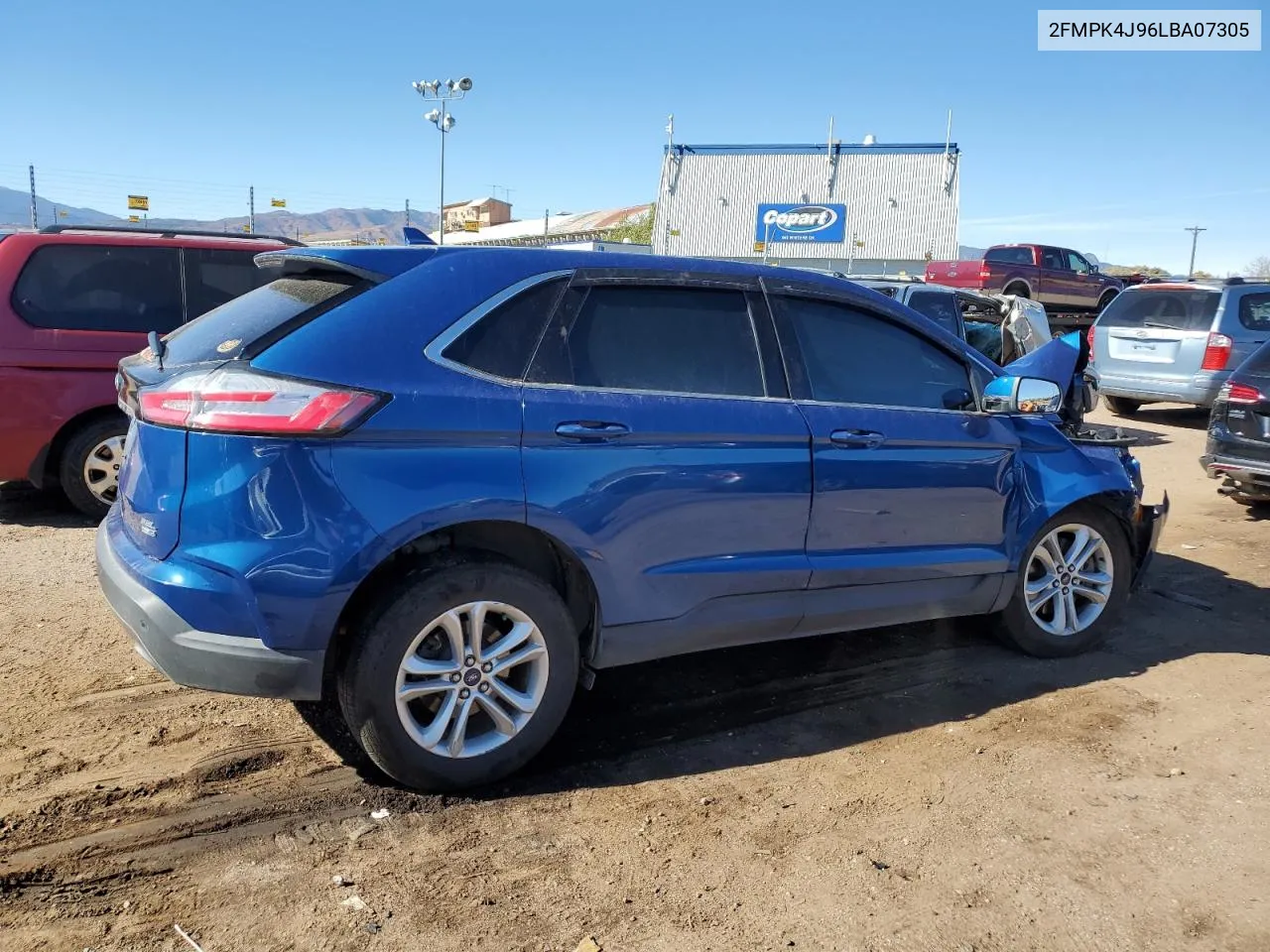 2020 Ford Edge Sel VIN: 2FMPK4J96LBA07305 Lot: 79203044