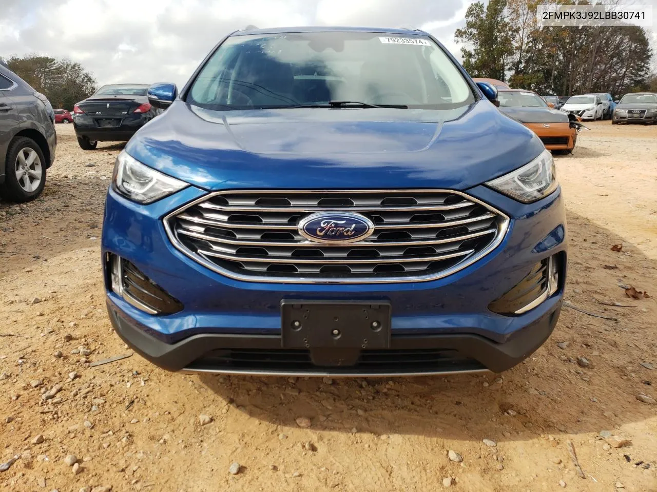 2020 Ford Edge Sel VIN: 2FMPK3J92LBB30741 Lot: 79233574