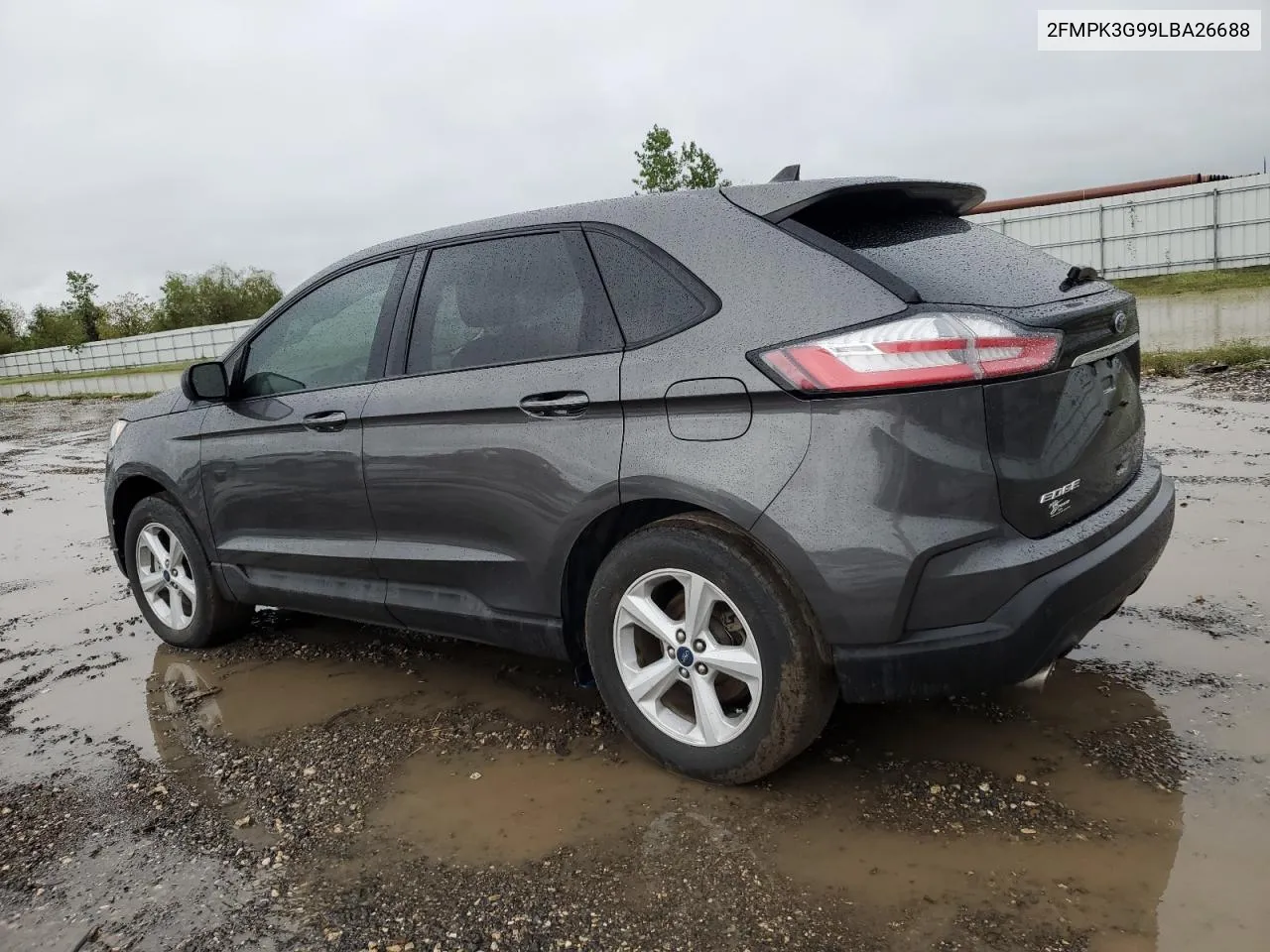 2020 Ford Edge Se VIN: 2FMPK3G99LBA26688 Lot: 79278494