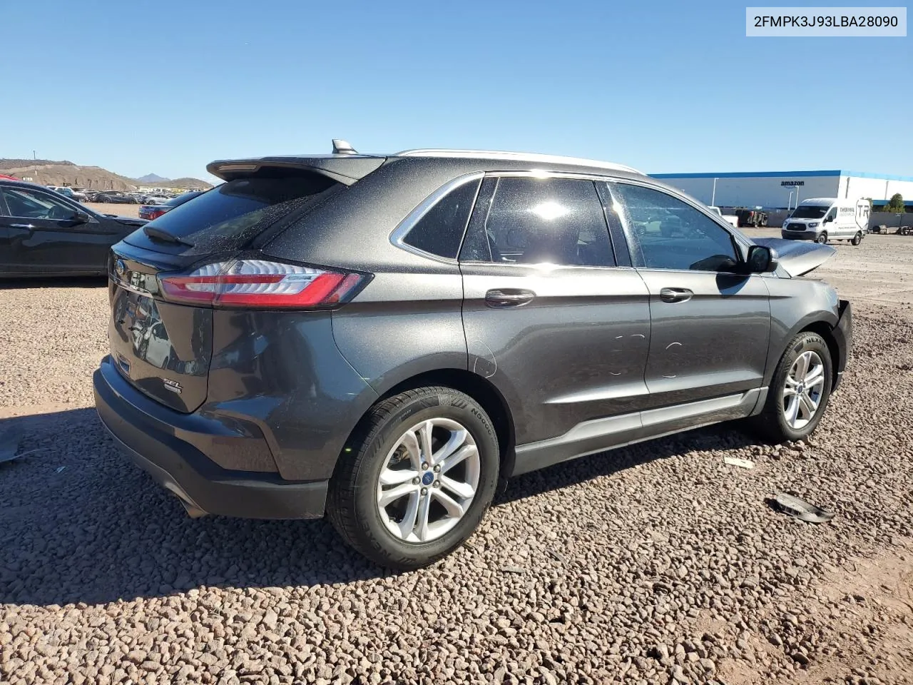 2020 Ford Edge Sel VIN: 2FMPK3J93LBA28090 Lot: 79496434