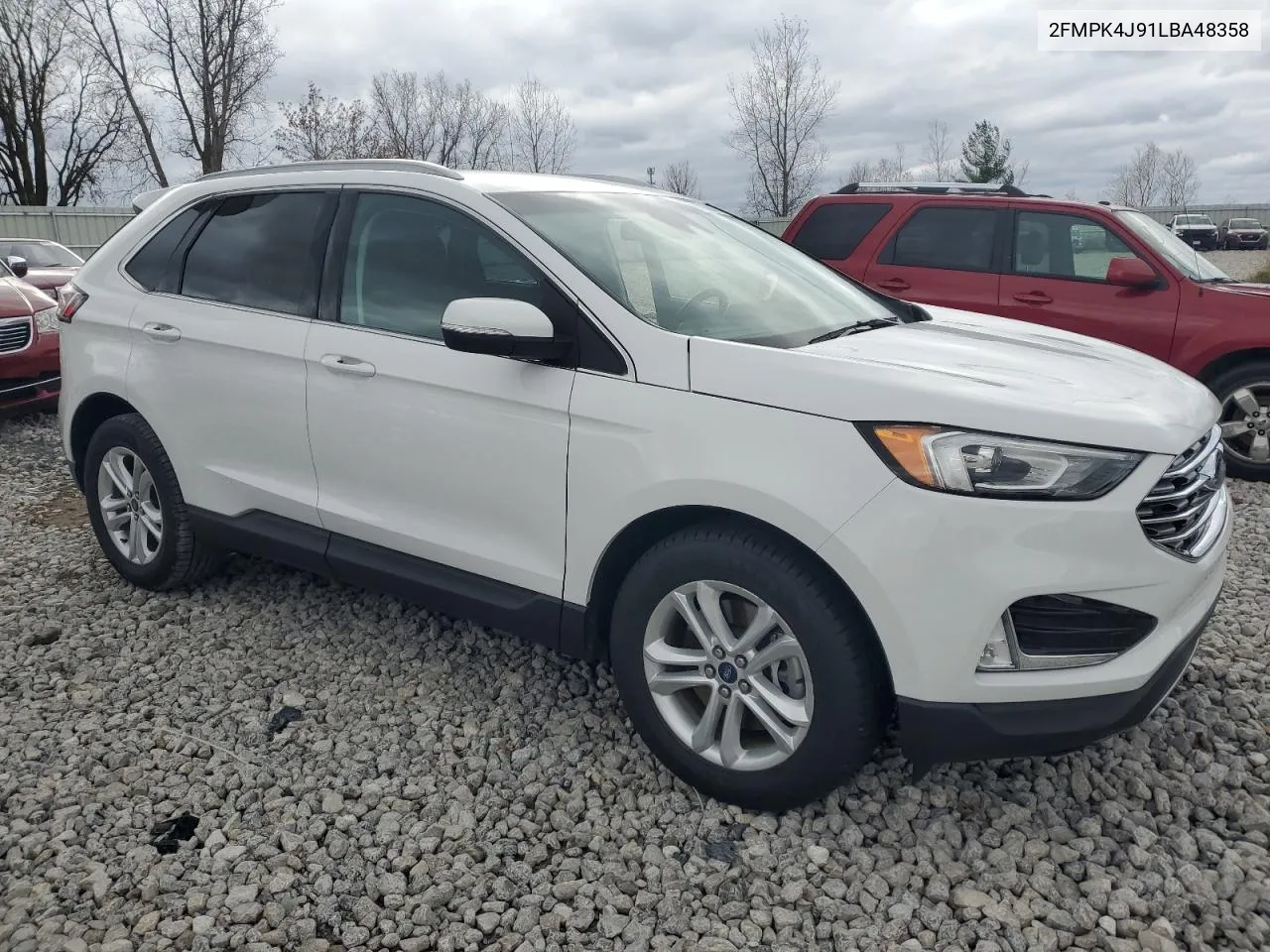 2020 Ford Edge Sel VIN: 2FMPK4J91LBA48358 Lot: 80109044