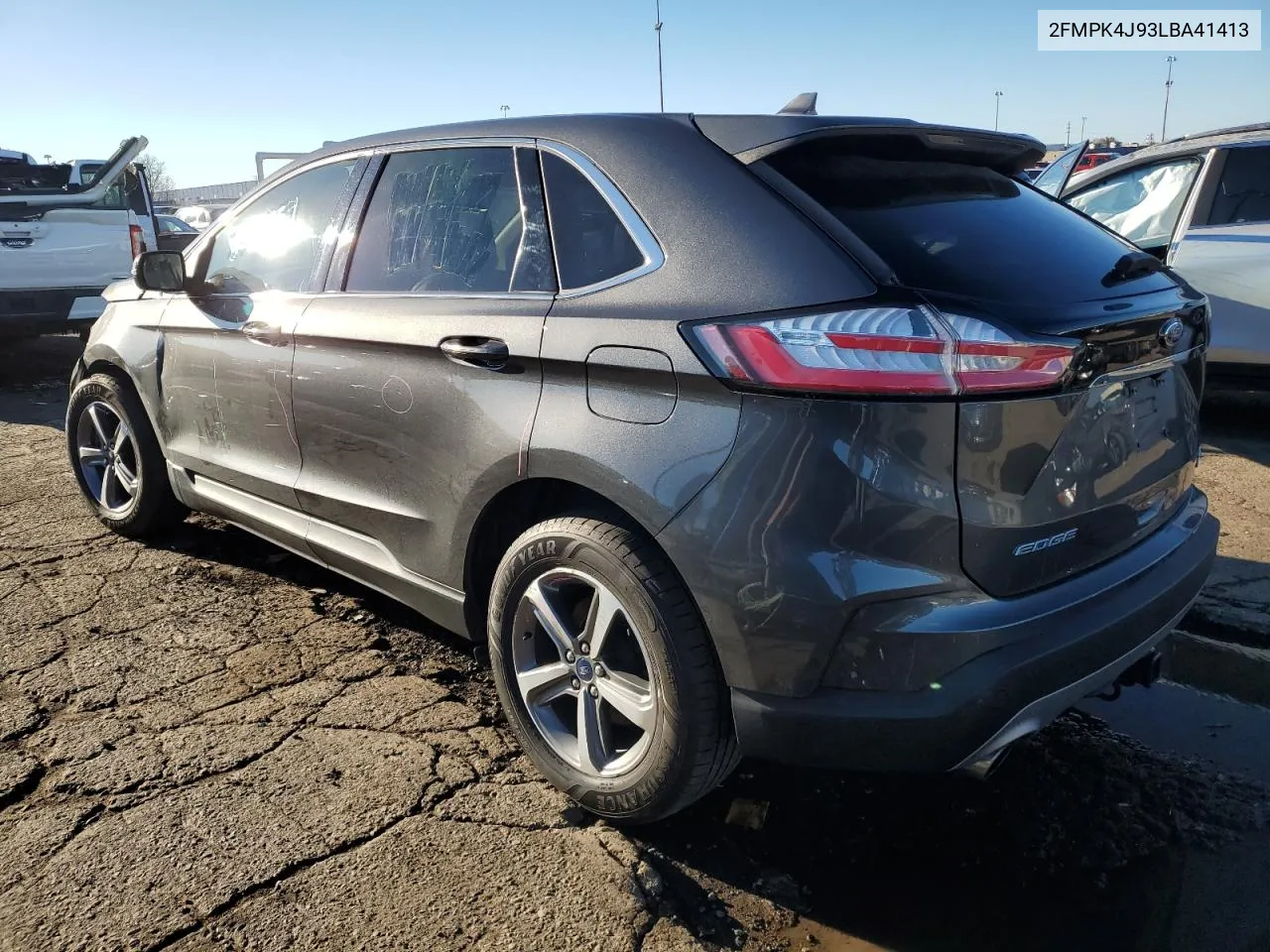 2020 Ford Edge Sel VIN: 2FMPK4J93LBA41413 Lot: 80123734