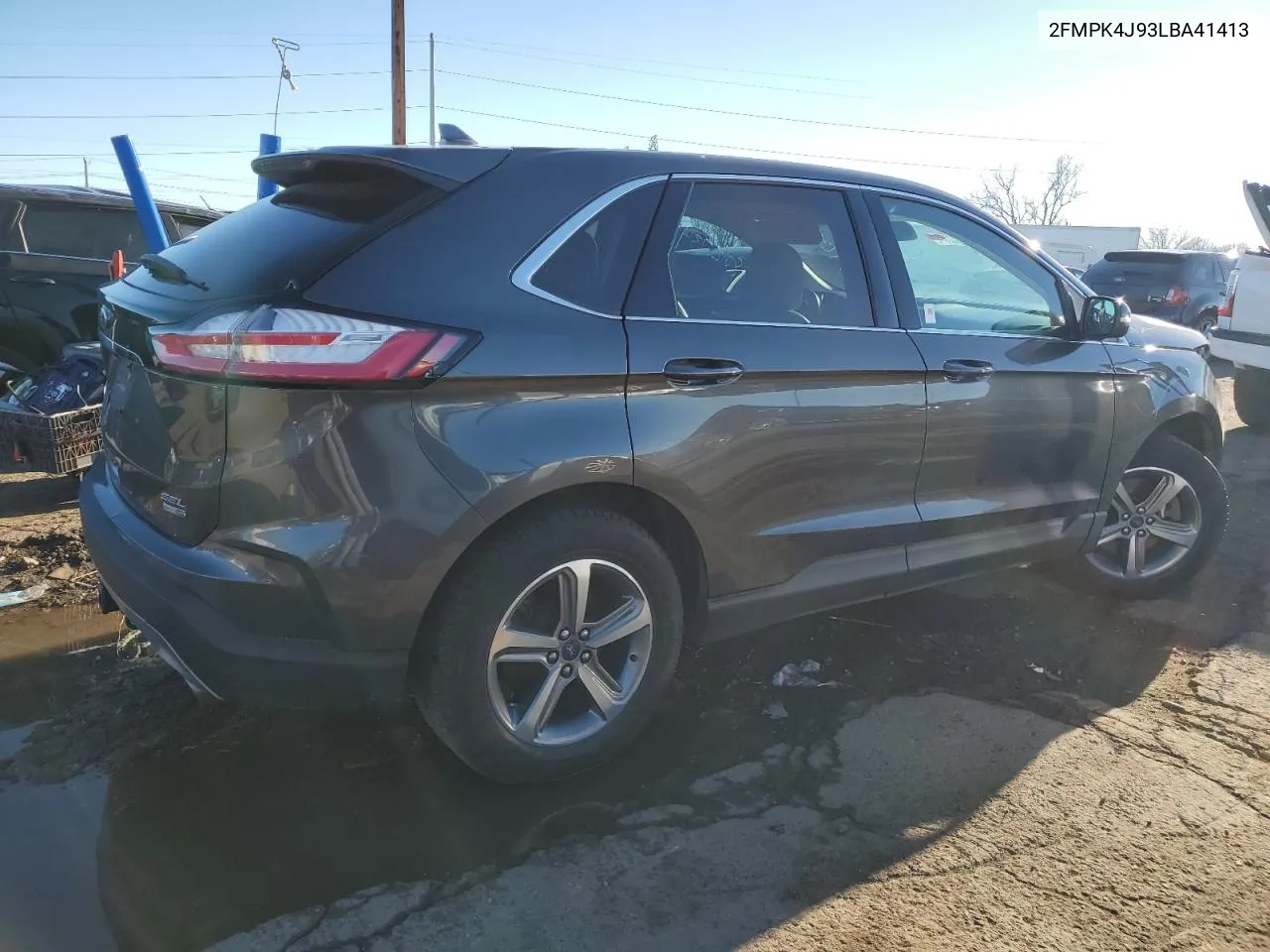 2020 Ford Edge Sel VIN: 2FMPK4J93LBA41413 Lot: 80123734