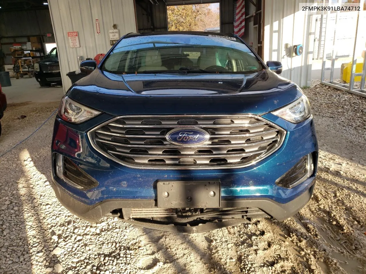 2020 Ford Edge Titanium VIN: 2FMPK3K91LBA74712 Lot: 80195844