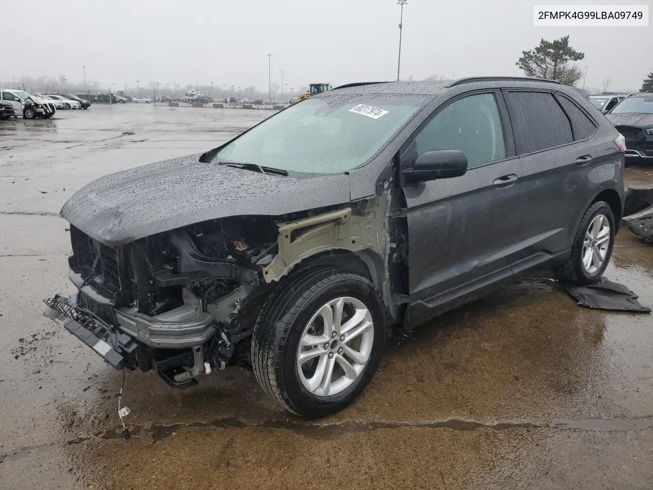 2020 Ford Edge Se VIN: 2FMPK4G99LBA09749 Lot: 80317974